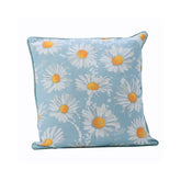 Hectarul - Perna decorativa bleu 40x40 cm Daisies Cosy&Trendy